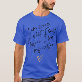 Kostenloses handgeschriebenes Zitat Freund T-Shirt