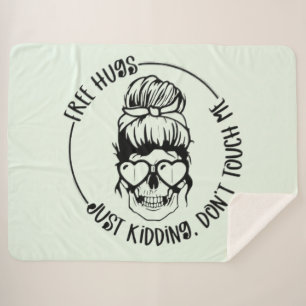 Kostenloses hässliches Design, aber Behalt deine D Sherpadecke