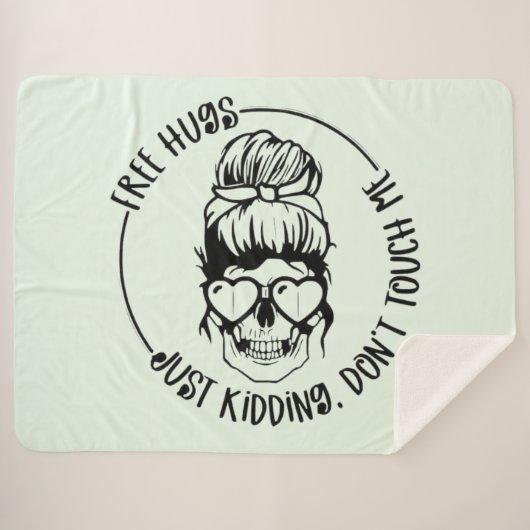 Kostenloses hässliches Design, aber Behalt deine D Sherpadecke (Vorderseite (Horizontal))