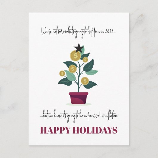 Kostenloses Jahr Funny Sarcastic 2022 Weihnachten Postkarte (Vorderseite)