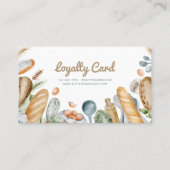 Kostenloses Kaffee-Boho-Bäckerei Treuekarte (Rückseite)