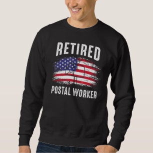 Kostenloses Kostüm für pensionierte Postmitarbeite Sweatshirt