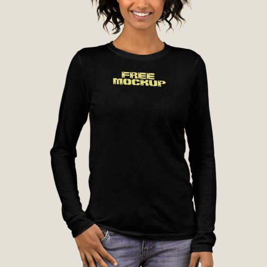 KOSTENLOSES MOCKUP Tri-Blend SHIRT (Vorderseite)