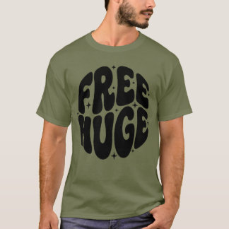 Kostenloses riesiges Text-Typografie-Design mit Fu T-Shirt