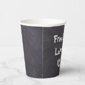 Kostenloses Schulessen für alle Kinder Pappbecher (Rechts)