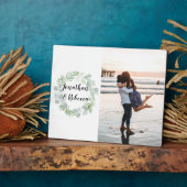 Kostenloses Stehendes Easel-Zeichen mit Ihrem Foto Fotoplatte (Seite)