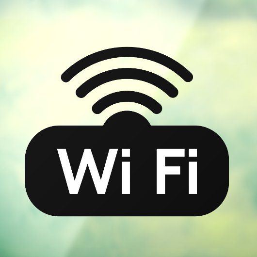 Kostenloses WIFI Coffee Shop Restaurant Bar Busine Fensteraufkleber (Blatt 3)