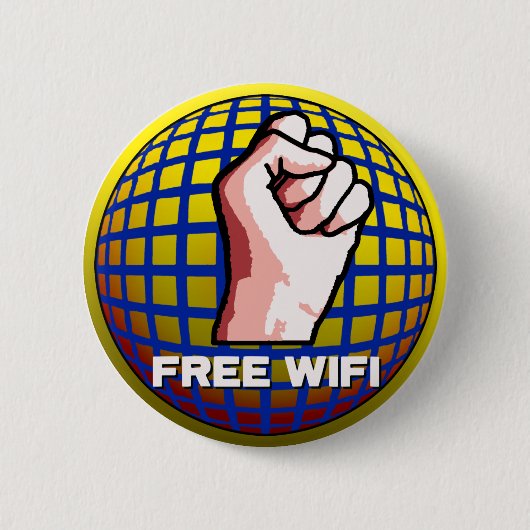 Kostenloses WLAN Button (Vorderseite)