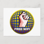 Kostenloses WLAN Postkarte (Vorderseite)
