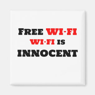 Kostenloses WLAN WLAN ist unschuldig Magnet