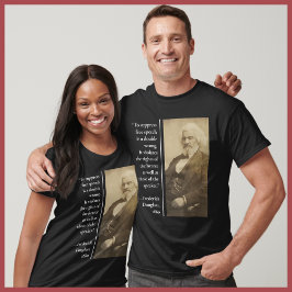 Kostenloses Zitat von Frederick Douglass-Zensur T-Shirt
