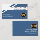 Kostenrechnung für das Blue Geometric Layer Gold G Visitenkarte (Vorne/Hinten)