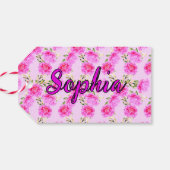 Kostensatz und Monogramm für die Festigkeitsstufe Geschenkanhänger (Rückseite Horizontal)