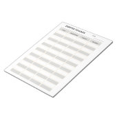 Kostensenker Notizblock (angewinkelt)