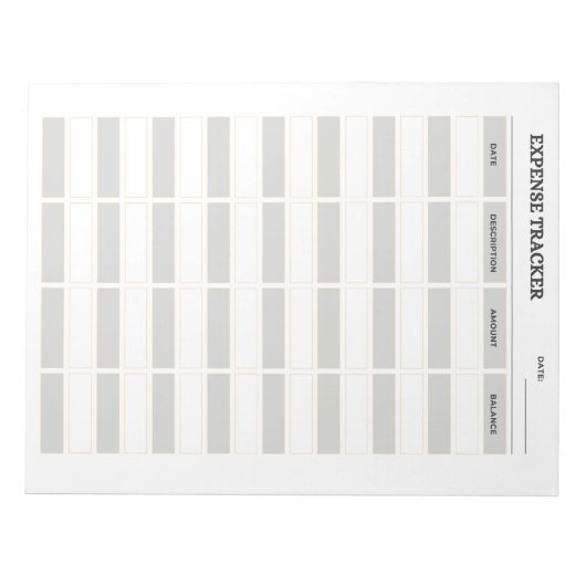 Kostensenker Notizblock (Vorderseite)