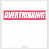 Kostenüberlegung Aufkleber (Blatt)