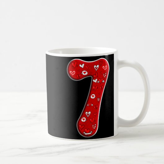 Kostenüm-Duo 67 Meme Sechs Sieben Nummer 7 Vale Kaffeetasse (Rechts)