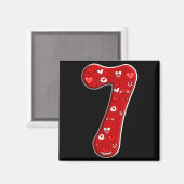 Kostenüm-Duo 67 Meme Sechs Sieben Nummer 7 Vale Magnet (Vorderseite/Rückseite)