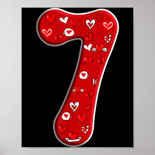 Kostenüm-Duo 67 Meme Sechs Sieben Nummer 7 Vale Poster (Vorne)