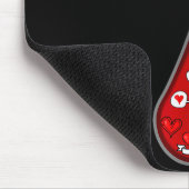 Kostenüm-Duo 67 Meme Six Seven Nummer 7 Vale Mousepad (Ecke)