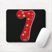 Kostenüm-Duo 67 Meme Six Seven Nummer 7 Vale Mousepad (Mit Mouse)