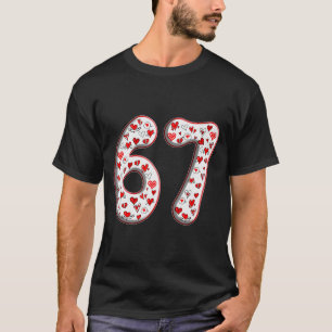 Kostenüme Paar Duo 67 Meme Six Seven Valentinstag T-Shirt