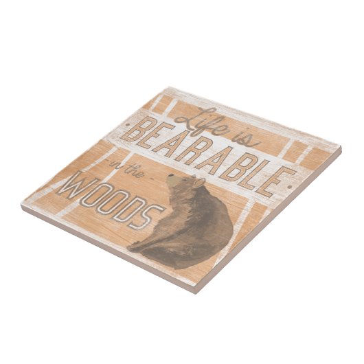 Kostenvoranschlag | Das Leben ist im Wald erträgli Fliese (Seite)