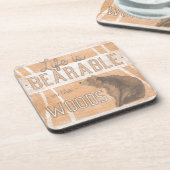 Kostenvoranschlag | Das Leben ist im Wald erträgli Untersetzer (Linke Seite)