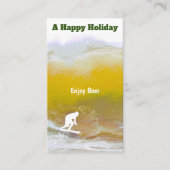 Kostenvoranschlag Feiertag Gruß Visitenkarte (Vorderseite)