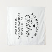 Kostenvoranschlag für besondere Väter Wandteppich (Vorderseite (Horizontal))