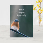 Kostenvoranschlag für Bluebird Garden Bird Karte (Gelbe Blume)