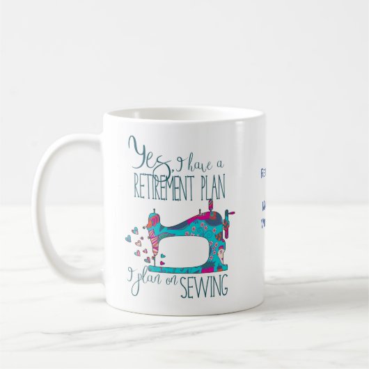 Kostenvoranschlag für das Funny Retirement Kaffeetasse (Links)