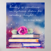 Kostenvoranschlag für das Lesen von Büchern und ro Poster (Vorne)