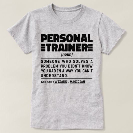 Kostenvoranschlag für den Personal Trainer Noun Ce T-Shirt (Design vorne)