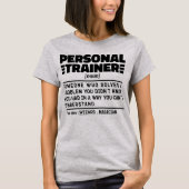 Kostenvoranschlag für den Personal Trainer Noun Ce T-Shirt (Vorderseite)