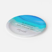 Kostenvoranschlag für den Ruhestand am Meer und Sa Pappteller (Schrägansicht)