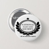 Kostenvoranschlag für den Spaß der nationalen Sarc Button (Vorne & Hinten)