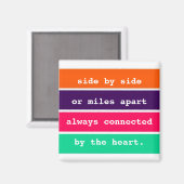 Kostenvoranschlag für die besten Freunde auf Seite Magnet (Vorderseite/Rückseite)