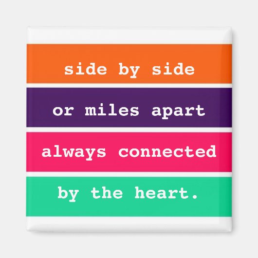 Kostenvoranschlag für die besten Freunde auf Seite Magnet (Vorne)