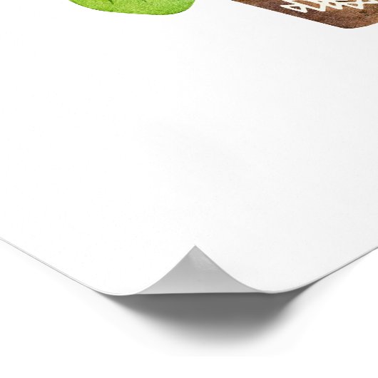 Kostenvoranschlag für die Gartenanlage von Wasserf Poster (Ecke)