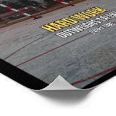 Kostenvoranschlag für die harte Arbeit von Basketb Poster (Ecke)