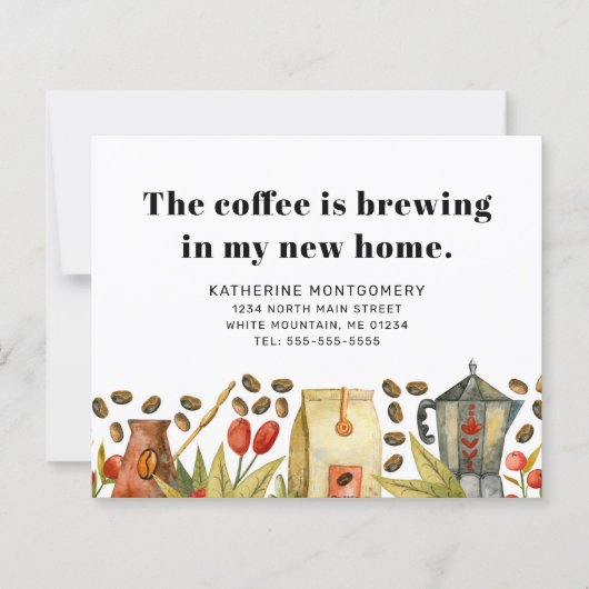 Kostenvoranschlag für die Kaffeepause (Vorderseite)