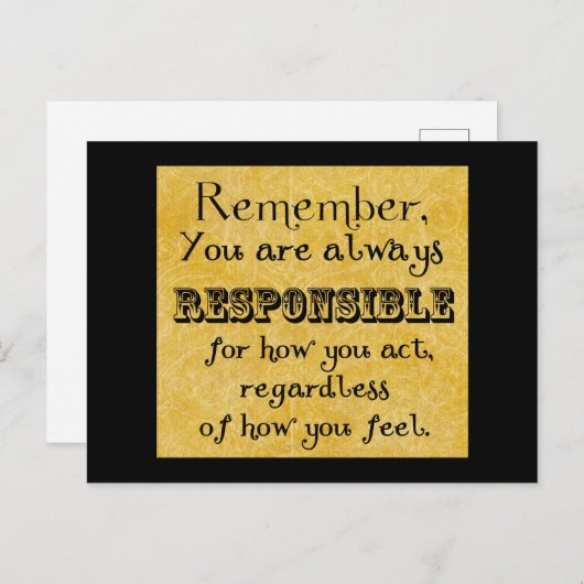 Kostenvoranschlag für die Verantwortung Postkarte (Vorne/Hinten)