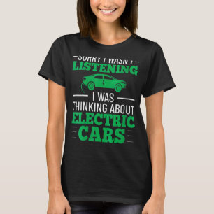 Kostenvoranschlag für Elektroautos T-Shirt