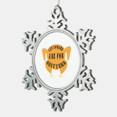 Kostenvoranschlag für Erntedank wichtig - die Über Schneeflocken Zinn-Ornament (Rechts)