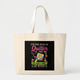 Kostenvoranschlag für Frauen immer über Quilter Jumbo Stoffbeutel