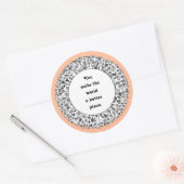 Kostenvoranschlag für freiwillige Wertschätzung Runder Aufkleber (Umschlag)