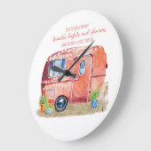 Kostenvoranschlag für Freunde des Whimsical Retro Große Wanduhr (Winkel)