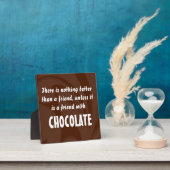 Kostenvoranschlag für Freunde und Schokolade Fotoplatte (InSitu)