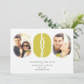 Kostenvoranschlag für grüne Liebe Hochzeit 2 Fotos (Stehend Vorderseite)